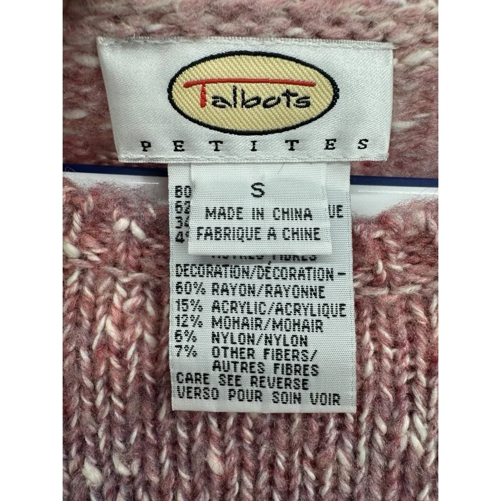 VTG Y2K Ombre Snowman Novelty Embroidered Embellished Sweater Small Retro Knit